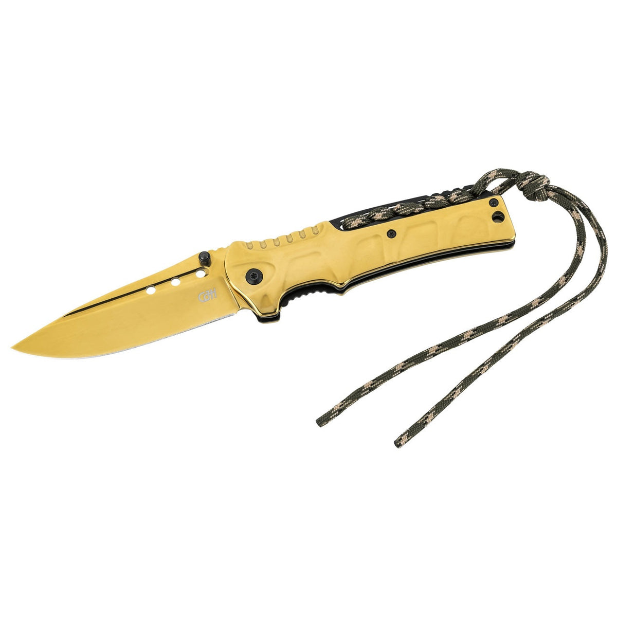 CJH Einhandmesser, gold