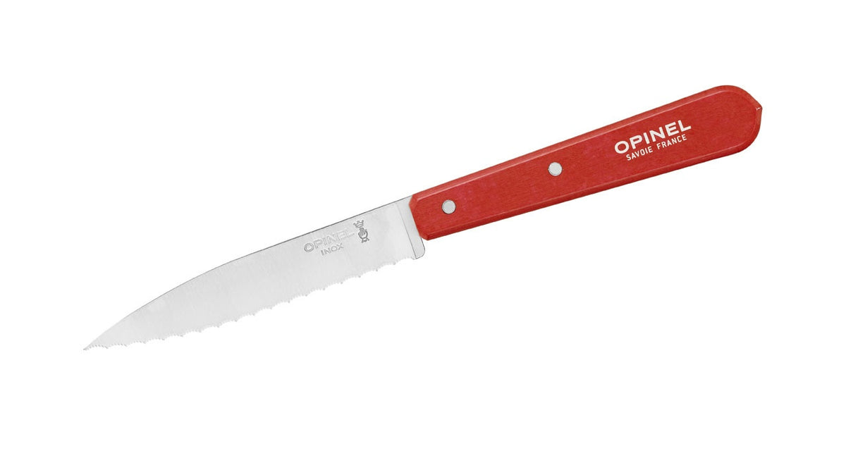 Opinel No 113 PAYSAGE Rillenmesser, rot
