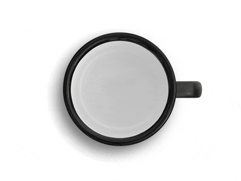 Emaillierte Tasse Delphin CARPO