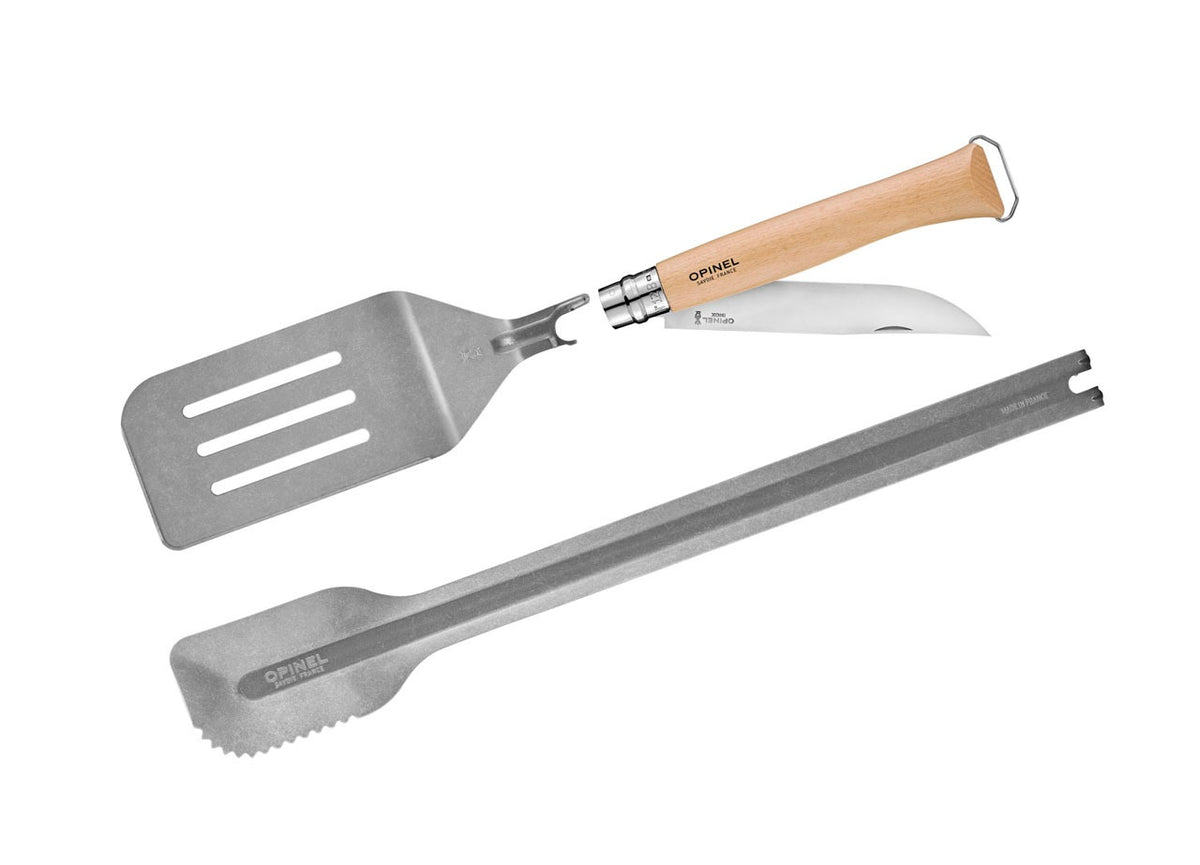Opinel No 12B Barbecue-Set, Boutique Box, 3-teilig