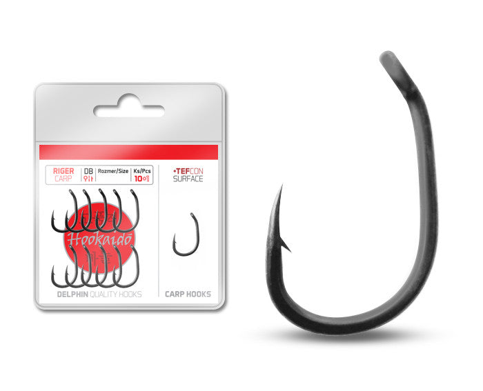 Haken Delphin HKD RIGER tefcon / 10+1St.