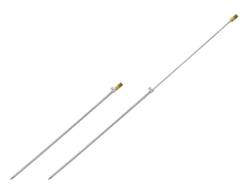 Rutenhalter Delphin Stahl mit Gewinde