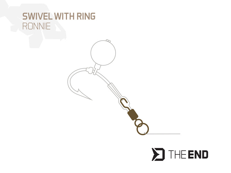 Wirbel mit Ring Delphin TheEND Ronnie 10St