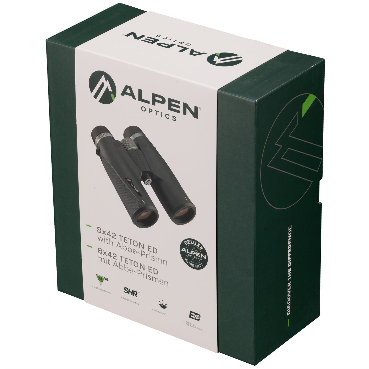 ALPEN OPTICS Teton 8x42 Fernglas mit Abbe-Prismen / ED-Glas
