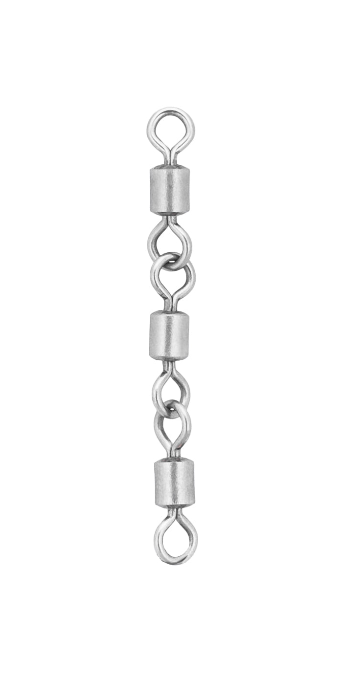 Mikado Wirbel - Jaws Triple Swivels Xl Salt Water - 55kg - 5 Stk.