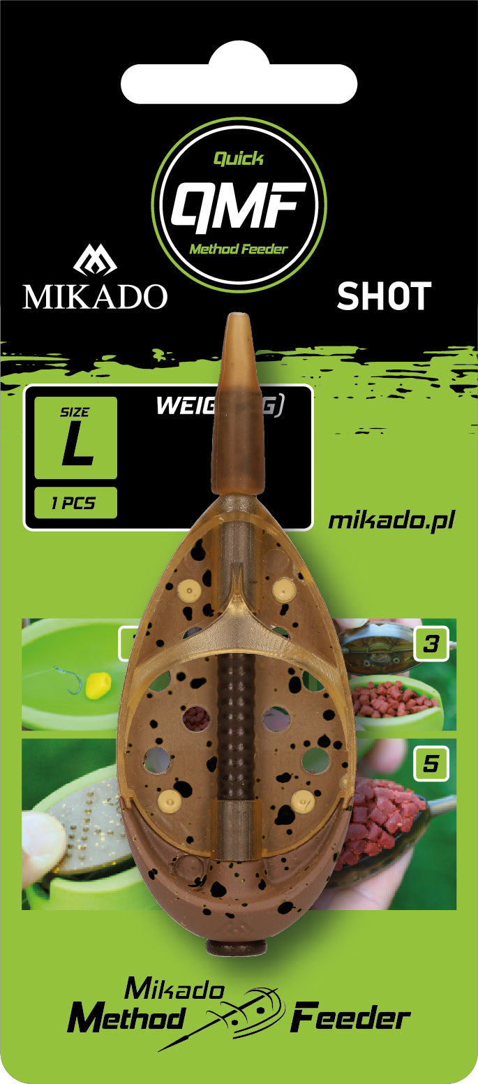 Mikado Feeder - Method Feeder Shot Q.M.F. System L - 30g - 1 Stk.