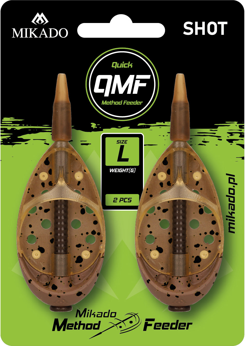 Mikado Feeder - Method Feeder Shot Q.M.F. System L - 50g - 1 Stk.