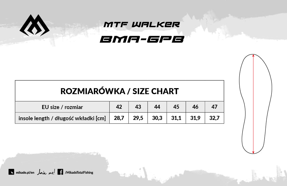 Mikado Watschuhe - Mft Walker - Gummisohle - Größe 43 - 1 Set.