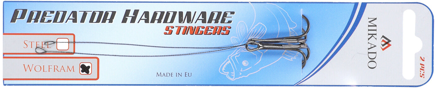 Mikado Stinger - Ph Tungsten - 9cmx6kg - Drillingshaken: 6 - 2 Stk.