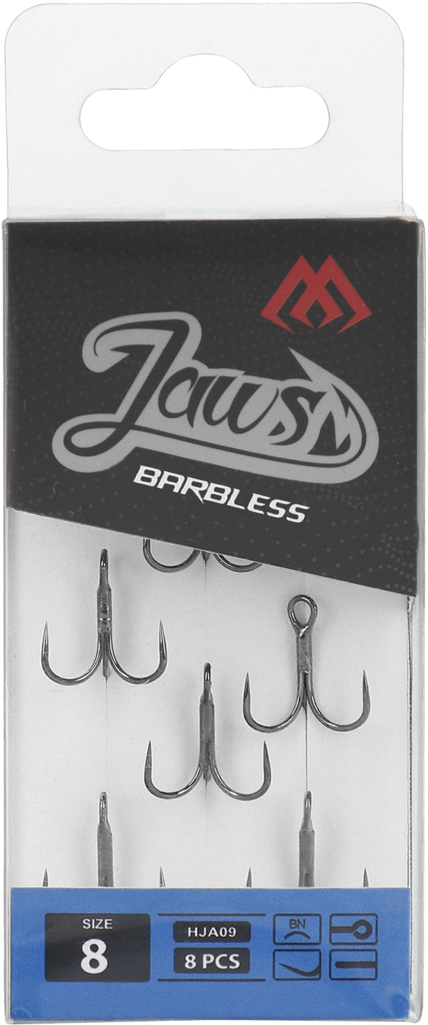 Mikado Drillingshaken Widerstandsfrei - Jaws Barbless NR. 14 - 8 Stk.