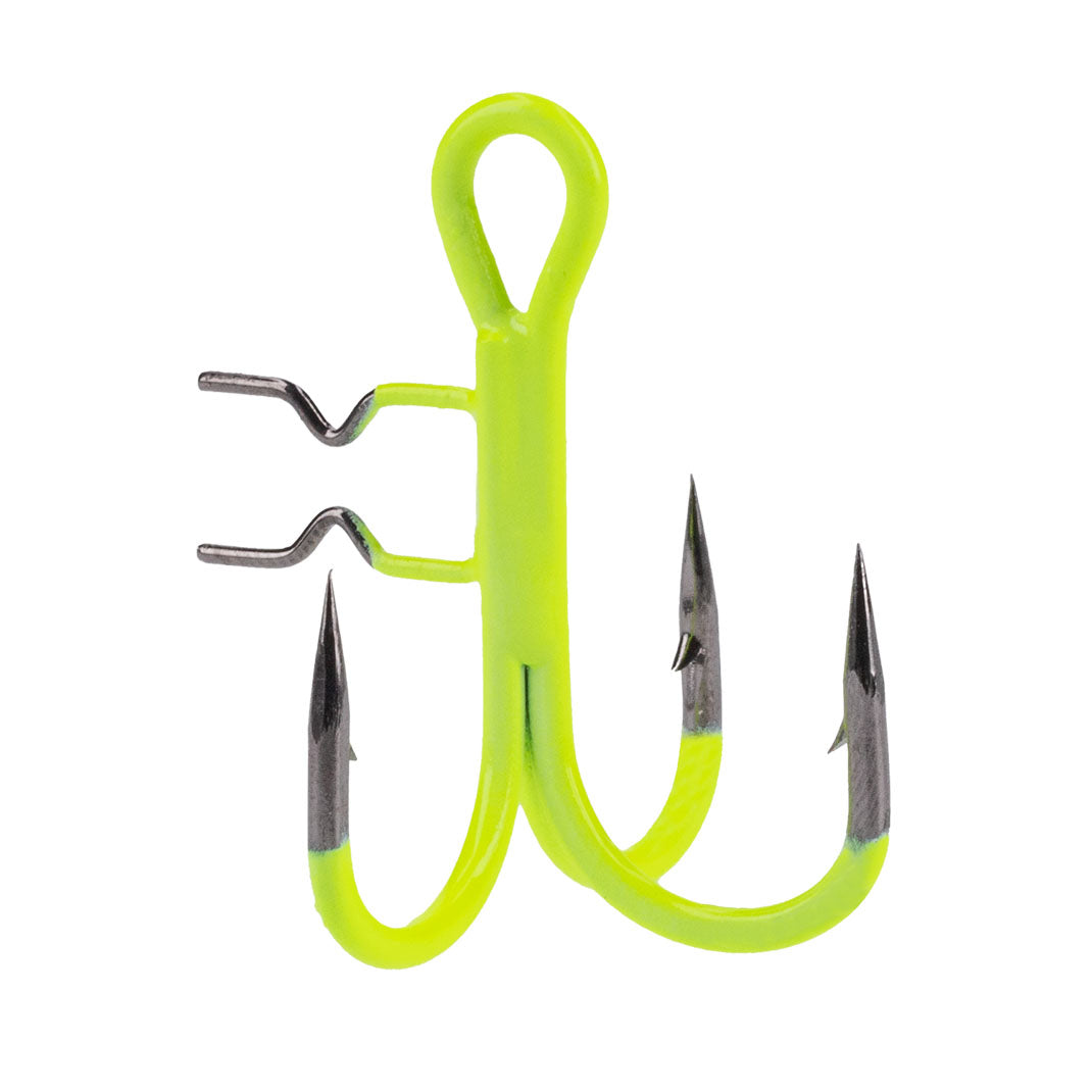Mikado Drillingshaken - Jaws Vertical Uv Fluo Nr 3/0 - 4 Stk.