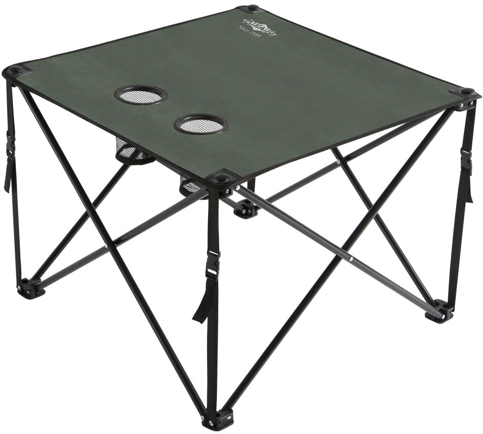 Mikado Tisch - Karpfen Faltbar (49x49x45cm) - Grün - 1 Stk.