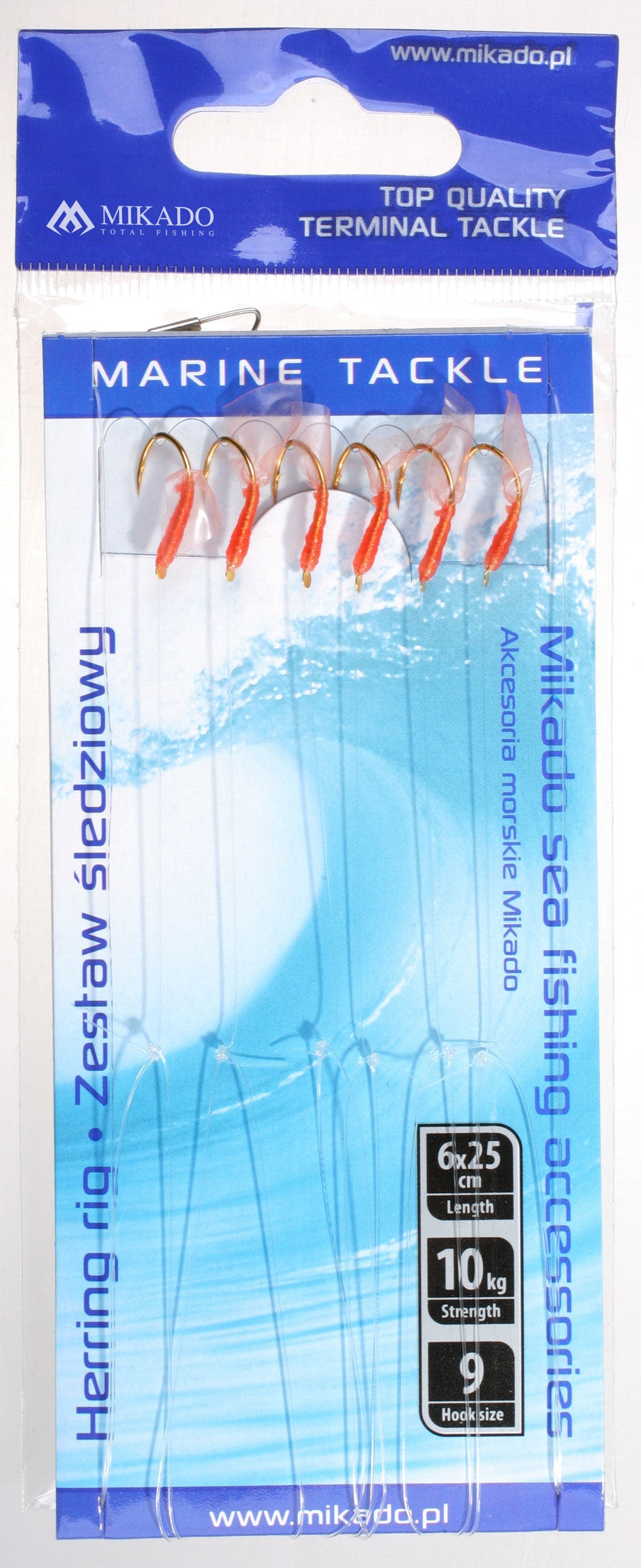 Mikado Meeres-Set - Herring Rig 6x25cm - Haken 9 - 1 Satz