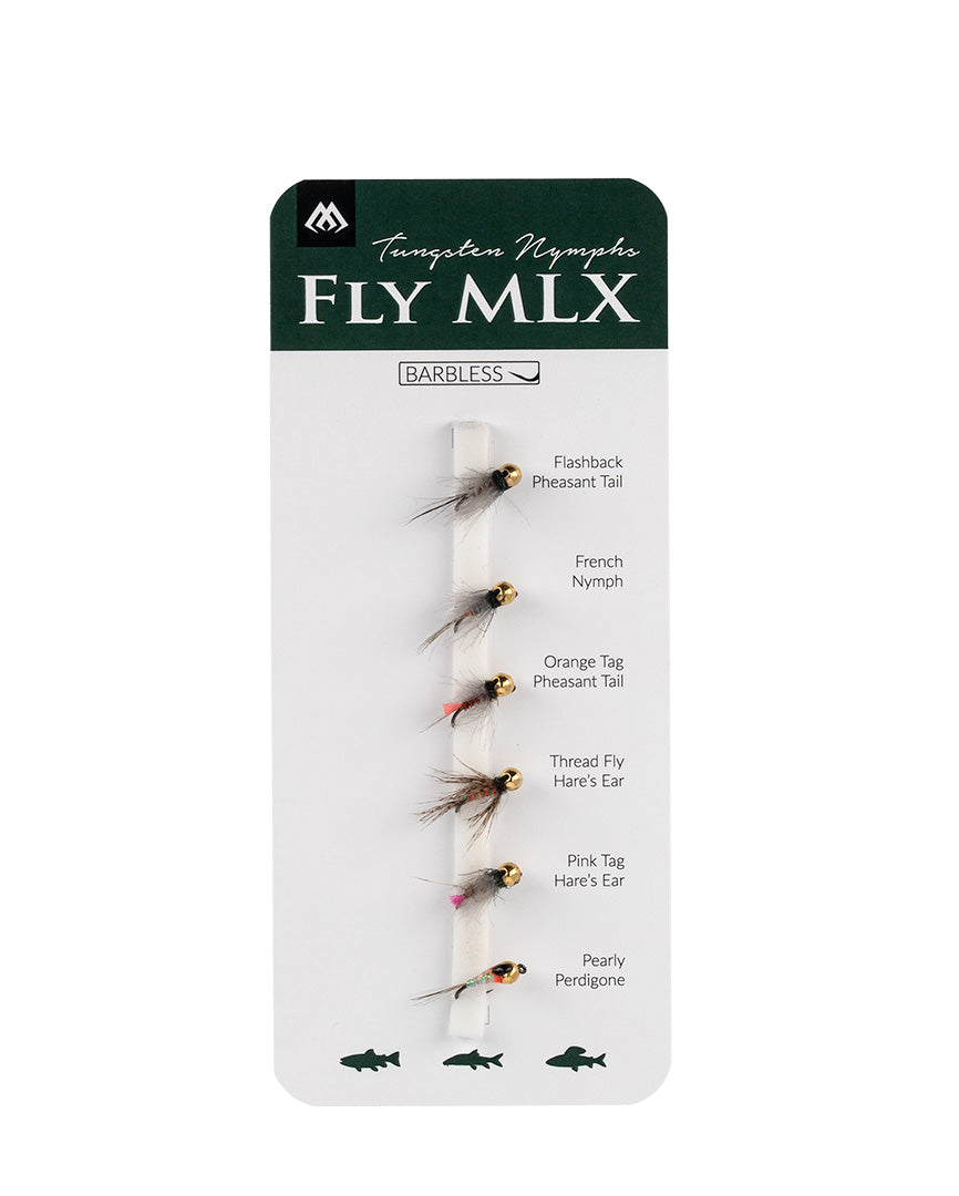 Mikado Set - Künstliche Fliegen - Tungsten Nymphs - Barbless - 1 Satz