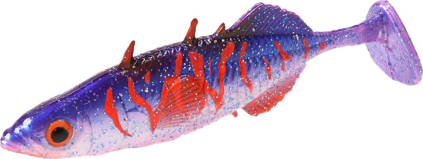 Mikado Köder - Real Fish Stickleback 5cm / Bloody Violet - 5 Stk.