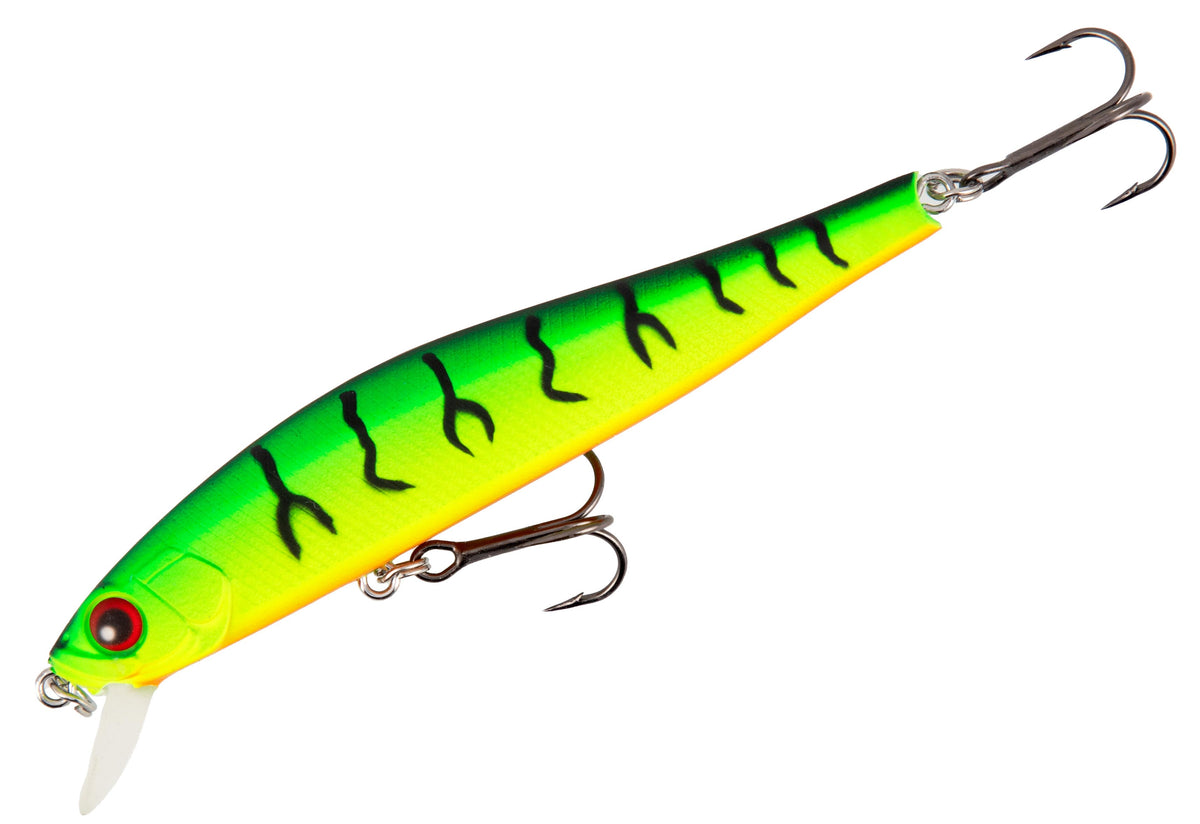 Mikado Wobbler Jive - 90mm/10.5g/FIRE Tiger - Suspending - 1 Stk.