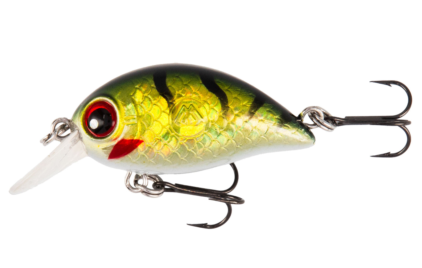 Mikado Wobbler Shimmy - 34mm/3.0g/GREEN Perch - Schwimmend - 1 Stk.