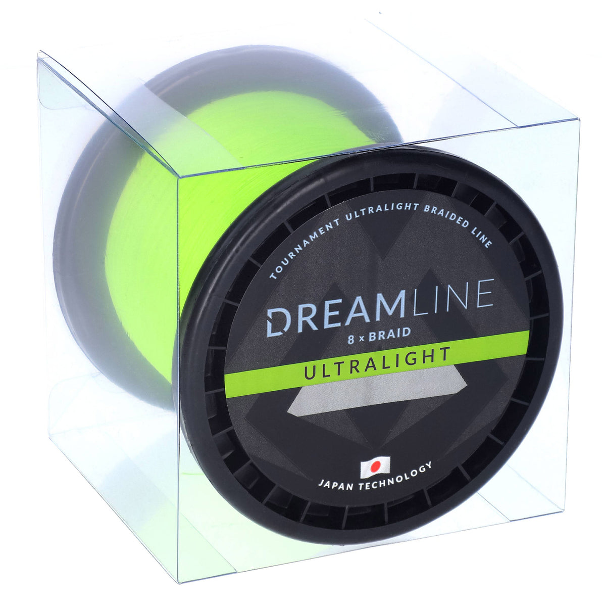 Mikado Geflochtene Schnüre - Dreamline Ultralight - 0.047mm/3.87kg/2100m - Fluo Grün - 1 Spule