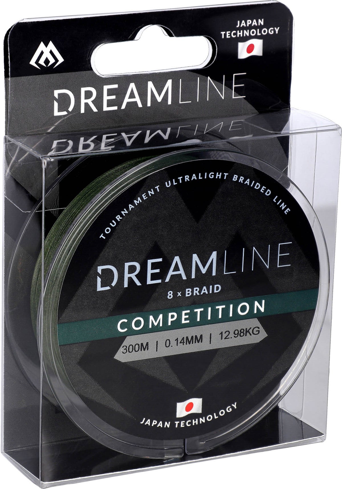 Mikado Geflochtene Schnüre - Dreamline Competition - 0.23mm/23.61kg/300m - Grün - 1 Spule