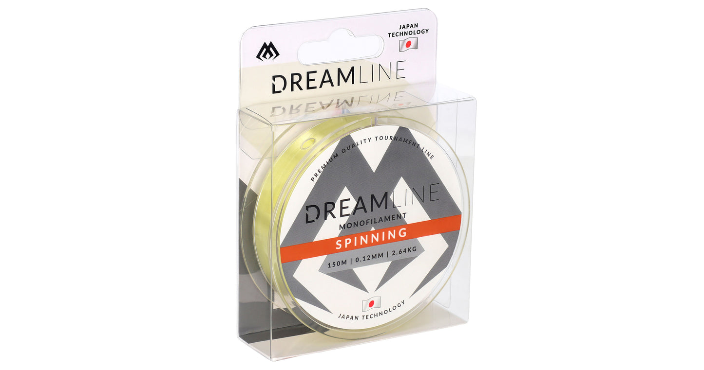Mikado Schnur - Dreamline Spinning - 0.20mm/4.93kg/150m - Gelb - 1 Spule
