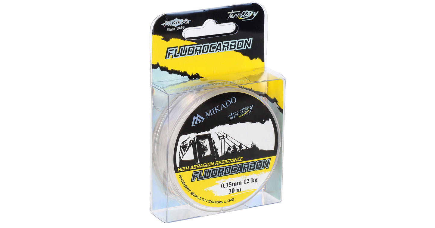 Mikado Schnur - Fluorocarbon Carp Territory - 0.45mm/20lbs/9.07kg/30m - 1 Spule