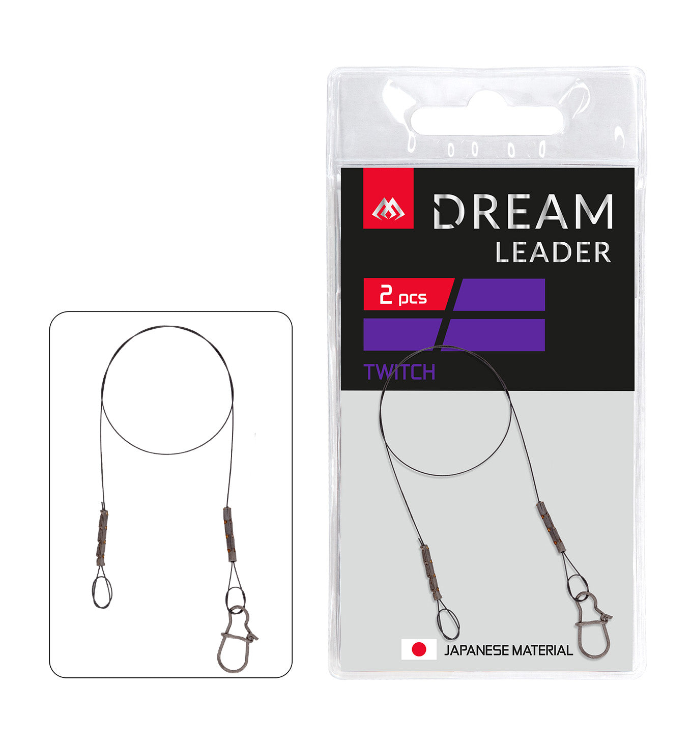 Mikado Leader - Dream Leader - Twitch 25cm/26LB/12kg - 2 Stk.