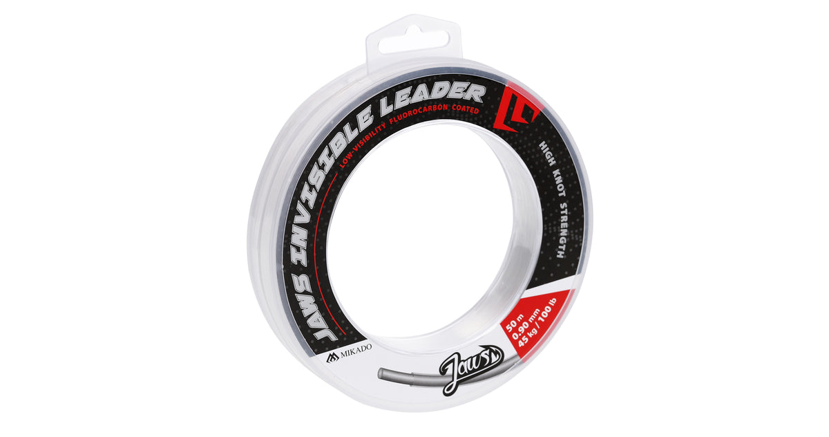 Mikado Vorfachmaterial - Jaws Invisible Leader 0.80mm/50m/35kg - 1 Stk.