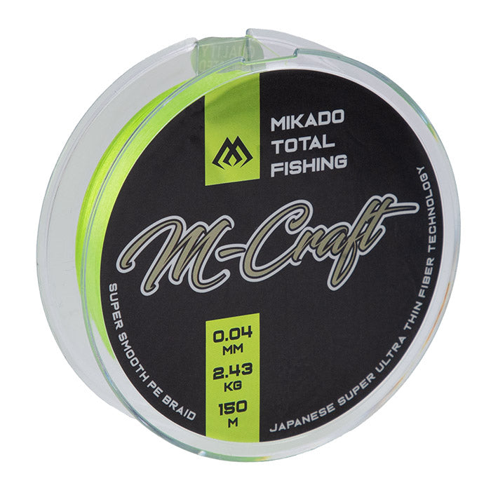 Mikado Geflochtene Schnüre - M-Craft Braid - 0.03mm/1.83kg/150m - Fluo - 1 Spule