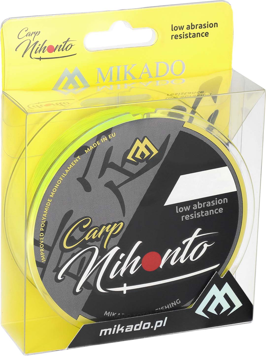 Mikado Schnur - Nihonto Carp - 0.35mm/12.20kg/600m - Fluo Gelb - 1 Spule