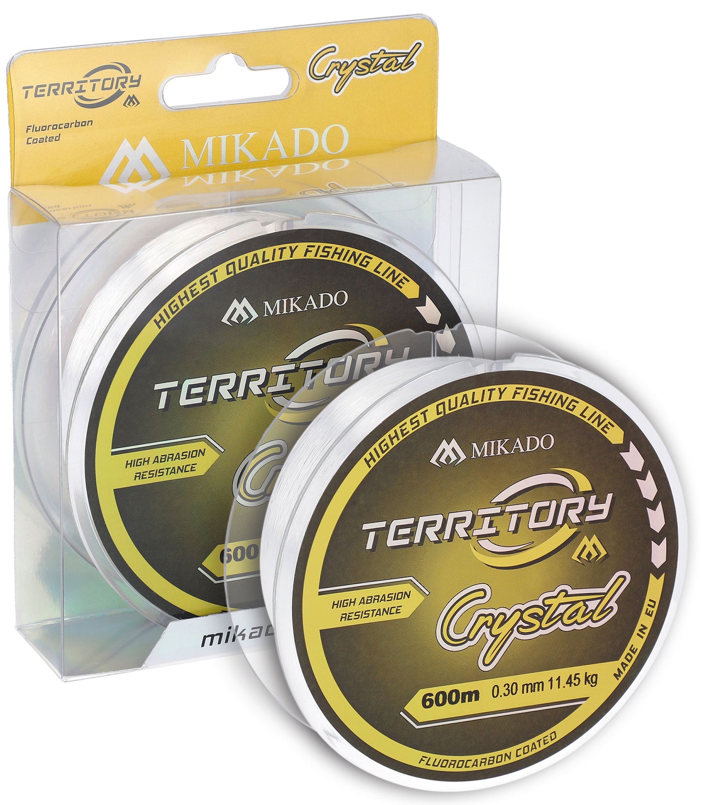 Mikado Schnur - Territory Crystal - 0.35mm/12.50kg/5000m - 1 Spule