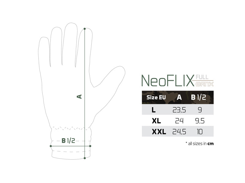 Neoprenhandschuhe mit Innenfutter Delphin NeoFLIX Banx