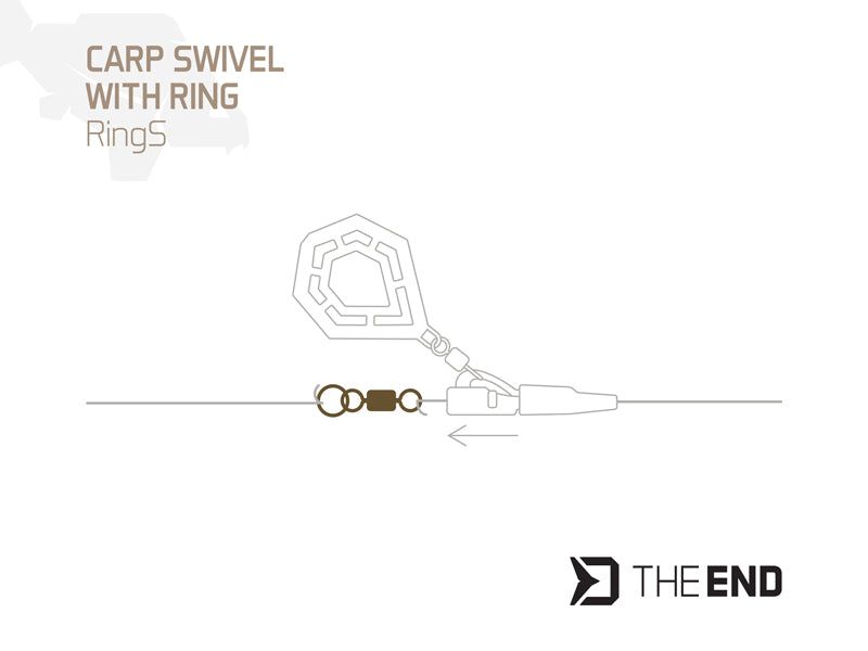 Wirbel mit Ring Delphin TheEND RingS / 10St