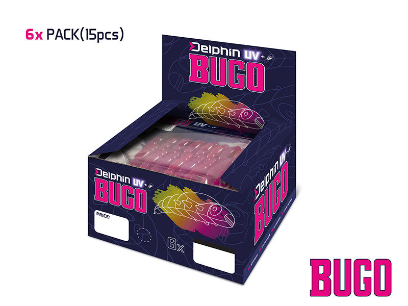 Künstliche Larve Delphin BUGO Cheese / 15 Stück