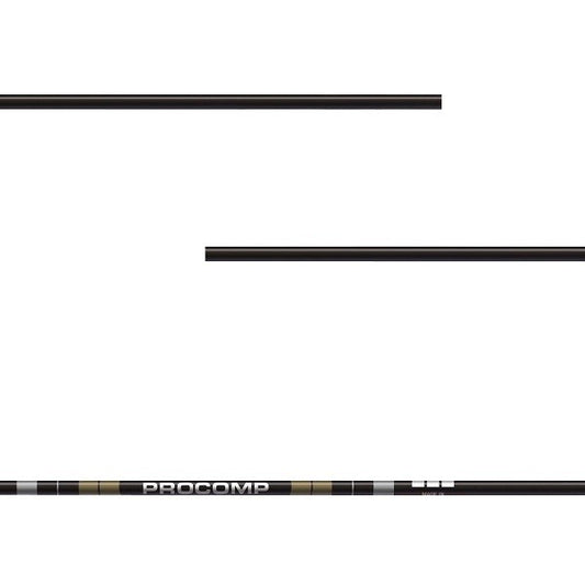 BLACK FLASH Archery Pfeilschaft Aluminium-Carbon ProComp A/C