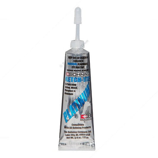 BLACK FLASH Archery Kleber Fletch Tite Platinum, ca. 22 gr. – 3 Stück