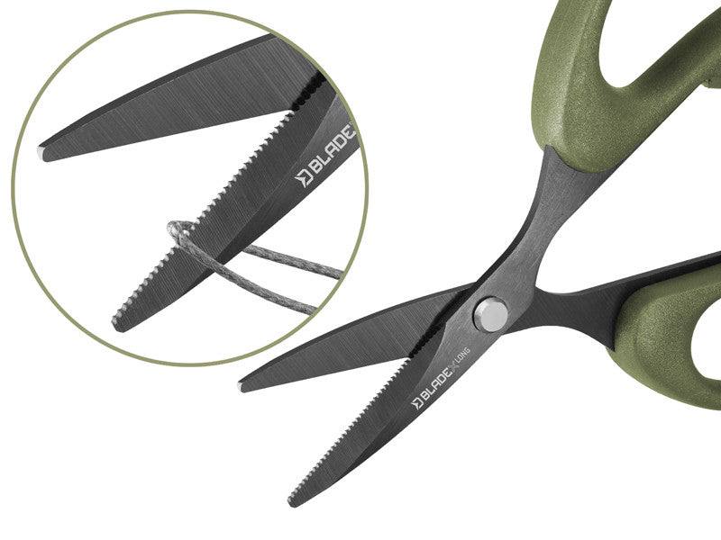 Delphin BladeX Long Titan geriffelte Schere