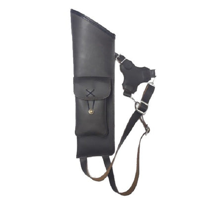 BLACK FLASH Archery Rückenköcher SILENTOS braun Linkshand