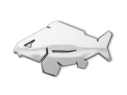 3D-Aufkleber Delphin CARP Chrom