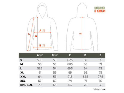 Delphin Catch me CARP NX Kapuzenpullover