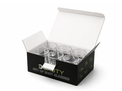 Glasbecher-Set Delphin SHOTY 6in1