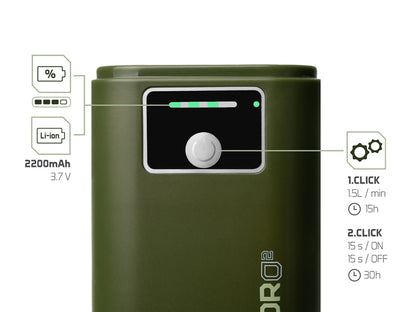 Delphin HydrO2 Sauerstoffpumpe mit Akku
