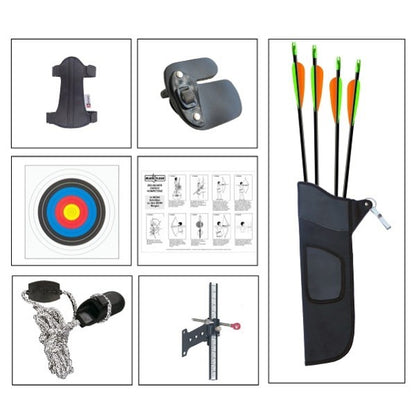 BLACK FLASH Archery Zubehörset Bogensportset STARTER