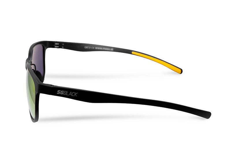 Sonnenbrillen polarisierend Delphin SG BLACK orange Gläser