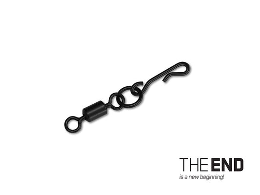 Delphin THE END Q-Cast Swivel mit dem Ring und Schnellwechselclip / 10St.