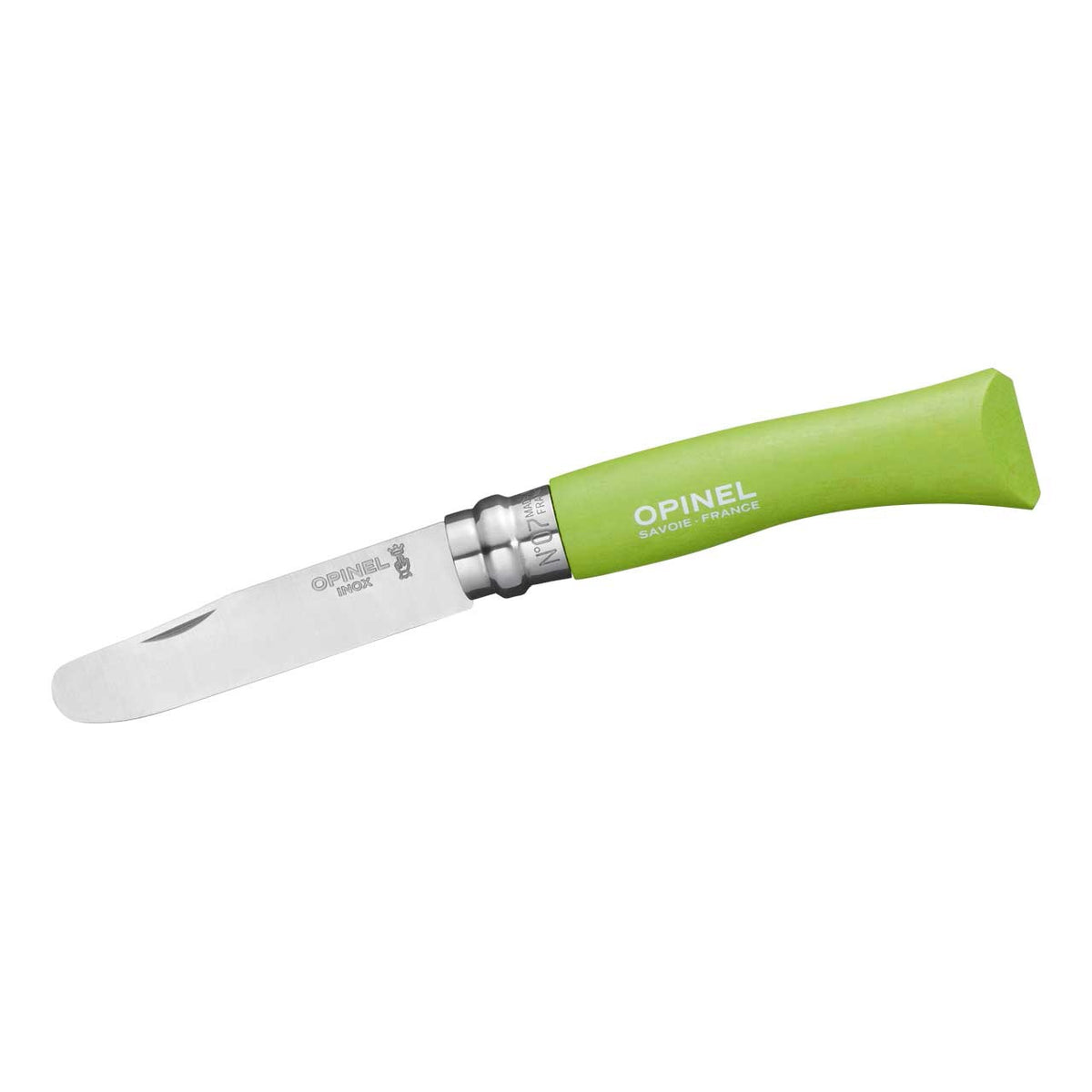Opinel No 07 Kindermesser, grün