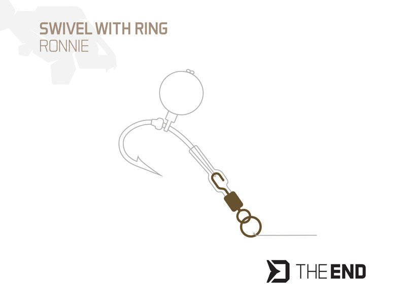Wirbel mit Ring Delphin TheEND Ronnie 10St