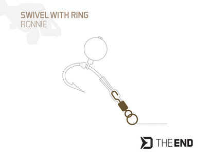 Wirbel mit Ring Delphin TheEND Ronnie 10St