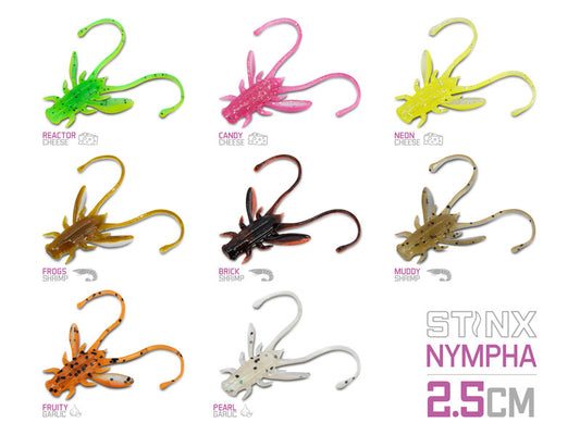 Kunstköder Delphin B! Stinx NYMPHA / 20St.