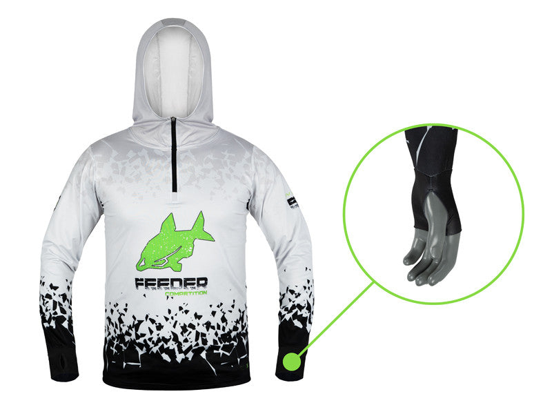 Delphin UV ARMOR 50+ Kapuzen-T-Shirt