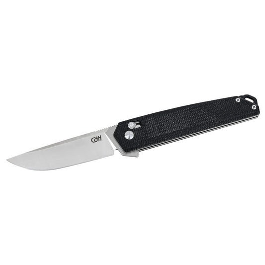 CJH Einhandmesser, Micarta, schwarz